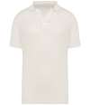 SP220 Spasso Linen Polo Shirt Ivory colour image